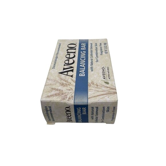 Aveeno BALANCING bar Natural Colloidal Oatmeal Combination Soap Bar 3.5oz NEW - Picture 5 of 6